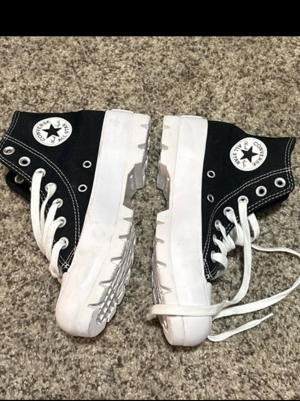 Converse All Star High Top Sneakers in Black and White